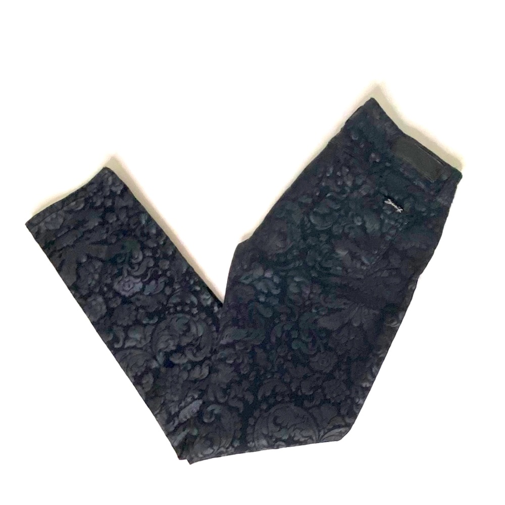 Seven7 Black Waxed Skinny Jeans - Picture 1 of 7